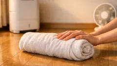 洗濯物が乾かない夜に効く、タオル1枚のブリトー法と部屋干し最速ルート