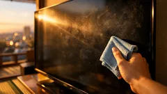 テレビ画面のくすみを消す掃除術、傷つけない拭き方6ステップ