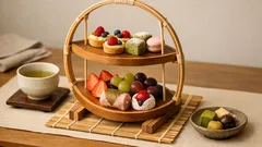 セリアだけで作る2段アフタヌーンティースタンドDIY、材料費約700円でホテルライクに