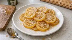 輪切りレモンで作るドライレモン(レモンピール)—紅茶にもお菓子にも便利な常備おやつ