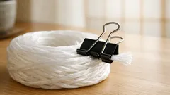 ビニール紐の端が見つからない問題はダブルクリップ1つで解決する方法