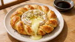 とろけるカマンベールをパイでぐるぐる包むだけ—焼きたてをディップして楽しむ一皿