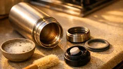 水筒のお茶が金属っぽい原因はこれ、ステンレスボトルのニオイと味を戻す洗い方