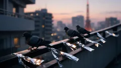 ベランダの鳩よけにアルミホイルは効く？光と音で寄せつけない簡単対策