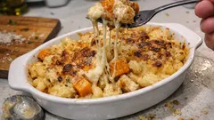 とろ〜りモッツァレラが主役。さつまいも入りマカロニグラタンの作り方