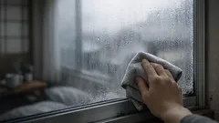 窓の結露と黒カビを防ぐ、サッシ掃除と湿度管理の基本