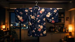 浴衣の干し方は突っ張り棒とS字フックで解決、ハンガー跡とシワを防ぐ簡単ワザ