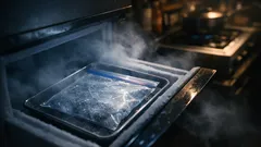 氷がない朝の救世主、保存袋で作る板氷ストック術