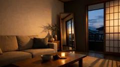 狭いリビングが広く見える壁の色選びと光の回し方をLRVで解説