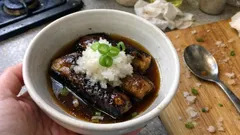 揚げ焼きなすをさっぱり仕上げる「なすのみぞれ煮」だしが染みる簡単レシピ