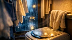 部屋干しが乾かない日に試したい、洗濯機に乾いたバスタオル1枚の裏ワザ