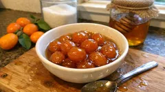 鍋いらず、耐熱容器ひとつで。レンジで作るキンカンの甘露煮