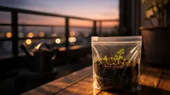 ジップ付きポリ袋で根菜が育つ?ベランダでできる袋栽培の始め方