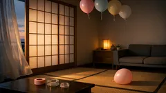 風船が壁から落ちない貼り方まとめ｜マスキングテープ下地で賃貸も安心