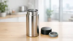 水筒の黒ずみとニオイをこすらず落とす方法 100均の過炭酸ナトリウムで15分つけ置き