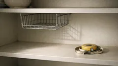 ダイソーの吊戸棚用バスケットで棚下デッドスペースを一段収納に変えるコツ