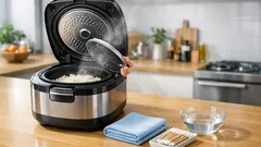 炊飯器のニオイ対策は蒸気口から、内ぶたまで一気に掃除する簡単手順