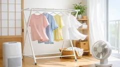 衣類乾燥除湿機で乾かない原因は置き方だった、部屋干しが早く乾く配置のコツ