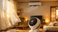 サーキュレーターの置き方でエアコンが効く夏冬の空気循環テクと節電のコツ